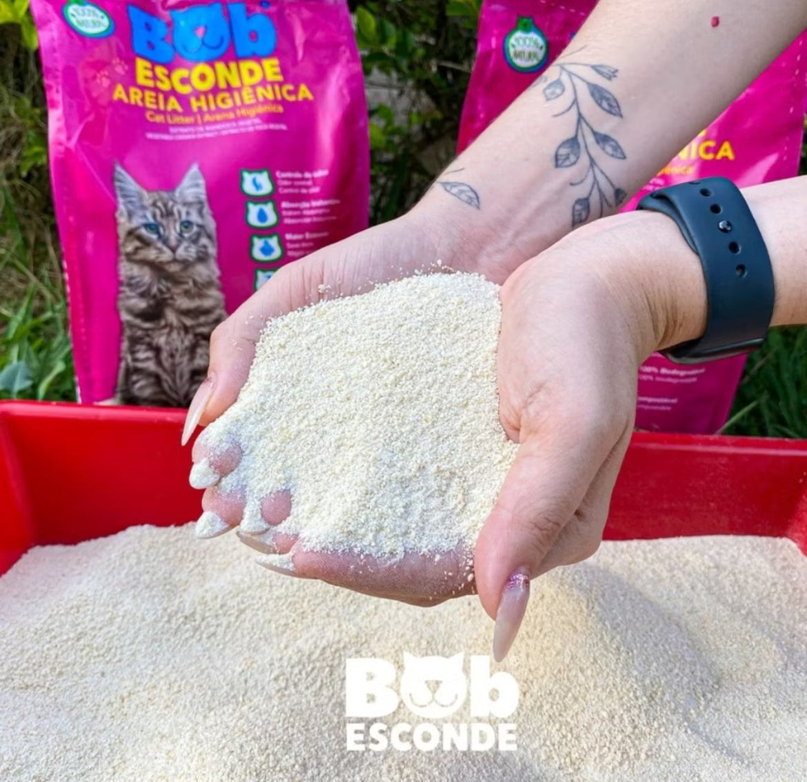 Areia Sanitária - Peludita 2Kg - ATÉ 3 MESES DE DURAÇÃO!